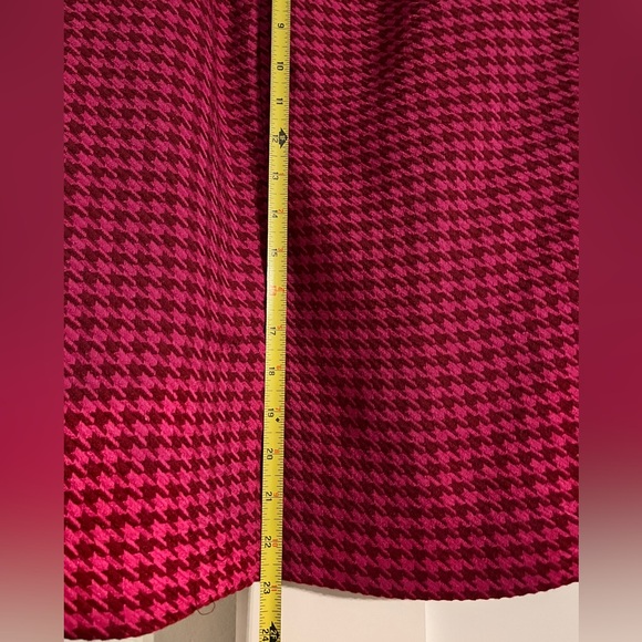 Merona Pink Houndstooth Pencil Skirt - Picture 4 of 6